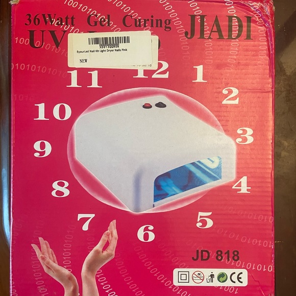 JIADI 36 Watt Gel Polish Curing UV Lamp with Timer, model JD-818 - Picture 2 of 3